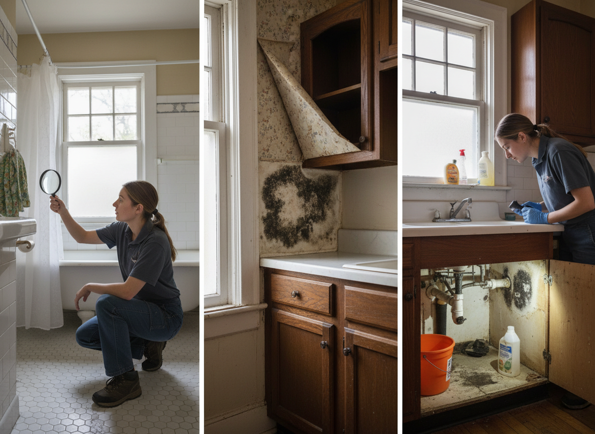 Step-by-Step Guide to Spotting Mold in Bryn Mawr Kitchens and Bathrooms
